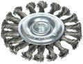 Firepower 1423-2113 Standard Twist Carbon And Stainless Steel Wire Wheel Brush 4-inch Diameter 