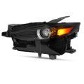 Hecasa Front Left Led Headlight For 2020-2023 Mazda Cx-30 W O Afs Replacement Ma2502159 Headlamp Light Lamp Clear Lens Black 