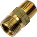Engine Oil Cooler Line Connector For Gmc Jimmy 1990 1991 Brass Straight Fitting 375 In And 0 75 Ends Replacement 14055586 