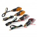 Fsfy Motorcycle Front Or Rear Turn Signal Lights Indicators 12v Indicator Blinker Lamp Trim 2pcs For Kawasaki Klx110 2009 Clear