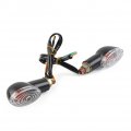 Fsfy Motorcycle Front Or Rear Turn Signal Lights Indicators 12v Indicator Blinker Lamp Trim 2pcs For Kawasaki Klx110 2009 Clear