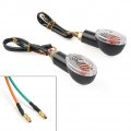 Fsfy Motorcycle Front Or Rear Turn Signal Lights Indicators 12v Indicator Blinker Lamp Trim 2pcs For Kawasaki Klx110 2009 Clear