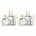 Lirun Carburetor Repair Kit Rebuild 2 Sets For Honda 1998-2003 Vt750cd Cd2 Cdd