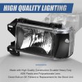 Factory Style Headlights Assembly Head Lamps Compatible With Ford Bronco F150 F250 F350 1987-1991 Driver And Passenger Side