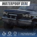 Factory Style Headlights Assembly Head Lamps Compatible With Ford Bronco F150 F250 F350 1987-1991 Driver And Passenger Side