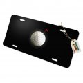 Graphics More Golf Ball Moon Flag Golfing Novelty Metal Vanity Tag License Plate