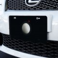 Graphics More Golf Ball Moon Flag Golfing Novelty Metal Vanity Tag License Plate