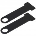 Fydun Motorcycle Helmet Lock Strap D-ring Stainless Steel Universal Modification Accessory Black