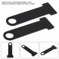 Fydun Motorcycle Helmet Lock Strap D-ring Stainless Steel Universal Modification Accessory Black