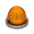 Led Amber-amber Marker-turn Light Watermelon Style Lens Surface Mount 