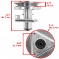 Caltric Spindle Assembly Compatible With John Deere Am126225 Am121324 Gy0038 285111