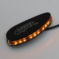 Httmt- Led Signal Lighting Cbr Logo Black Mirror Block Off Plate For 08-21 Cbr1000rr 10-14 Vfr1200 P N Mt222-016a-cbr-bk 