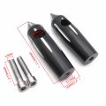 Smt-1 Spike 4 Handlebar Risers For Kawasaki Vulcan 900 Classic Custom Black B00v2zgts4