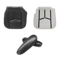 Front Driver Bottom Replacement Seat Cover And Foam Cushion With 2 Armrests Dark Gray Microfiber Leather For Chevy Silverado 