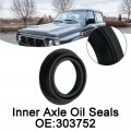 Topteng Front Inner Axle Oil Seals 303752 Fit For Nissan Patrol Gr Y60 Gq Safari 1987-1997 Y61 1997-2013 Ford Maverick