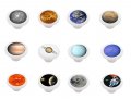 Gotham Decor Set Of 12 Space Themed Drawer Cabinet Knobs 