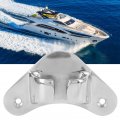 Fydun 1pc Stainless Steel Boat Bow Chock Fairlead Straight Cleat Line