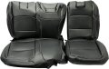 Seat Covers Replacement Full Set For 2018-2024 Jeep Wrangler Rubicon Jl 4 Door Factory Style Black And White Stitching 
