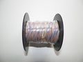 Tan Blue Striped 18 Ga Awg Gxl Wire 100 Spool For Automotive Truck Motorcycle Rv General Purpose Copper 94 O D Abrasion 