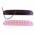 Tresound For 1997-2010 Dodge Dakota Led Third 3rd Brake Light Cargo Center High Mount Lamp Tail Red Lens