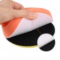 5 Foam Drill Polishing Pad Kit 5pcs Flat Sponges 1pcs Hook And Loop Backing Pad With M14 Adapter For Boat 