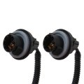 68168 1allp00003 License Plate Lights Cover Lens Socket Rear Lamp Wire Harness Replacement For 1995-2001 Lumina