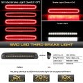 Full Led 3rd Third Brake Tail Light Lamp For 1999-2016 F250 F350 Superduty Pickup Truck Chrome Lens Smoked Tinted