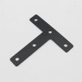 10 Pcs Flat T Shape Repair Mending Plate Ulifestar Heavy Duty Corner Bracket Furniture Support Brace Black Joining Fastener