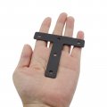 10 Pcs Flat T Shape Repair Mending Plate Ulifestar Heavy Duty Corner Bracket Furniture Support Brace Black Joining Fastener
