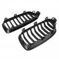 Topteng Gloss Black Pair Front Kidney Chrome Diamond Grille Grills Fit For Bmw F30 328i 335i 2012-2016