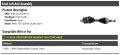 Front Left Driver Side Cv Axle Assembly For 1994 To 1996 Oldsmobile Cutlass Ciera 4 Speed Automatic Transmission With 33t