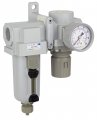 Pneumaticplus Sau420-n06g-mep Compressed Air Filter Regulator Combo 3 4 Npt Metal Bowl Manual Drain Bracket Gauge 