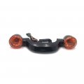 Httmt Mt444-001- Domestic Bullet Rear Light Bar Compatible With 10-later Street Glide W Orig Turn Signal Amber