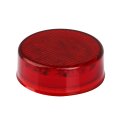 4 Pack 2 5 In 13 Led Round Side Marker Clearance Lights Red Waterproof Trailer Lamp For Truck Rv Atv Van And Heavy Duty Vehicle 