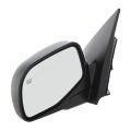Door Mirror For Ford Explorer 2002 2003 2004 2005 Driver Side Black Textured Finish Power Heated Manual Folding With Puddle 