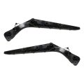 Rear Upper Bumper Cover Stiffener Brackets For Nissan Sentra 2007 To 2012 Driver And Passenger Side Pair Plastic Replacement 