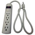 4 Outlet Power Strip With Surge Protection 
