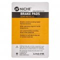 Niche Brake Pad Set For Suzuki Intruder 1500 Sfv650 59302-33870 59302-33890 69100-38870 Front Rear Semi-metallic
