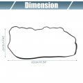 Uxcell Engine Valve Cover Gaskets For Mitsubishi Mighty Max 2 3l 1985 No Md050312 Black