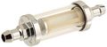 Racing Power Company R9245 3 8 Clear Chrome Fuel Filter 
