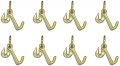 Ba Products Qty 8 Bap-gj-x8 Mini J And Grab Hook On Chain Link For Wrecker Car Hauler Transport Rollback Fjgh-l 