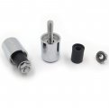 Smt-compatible With 94-03 Kawasaki Zx9 Zx9r 99-00 Zrx1100 Chrome Weight Bar Ends Sliders Rubber B0788rc4rn