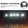 Tresound Led Cab Roof Marker Lights For 03-16 Dodge Ram 1500 2500 3500 With 5 In 1 Wire Harness Smoked Lens 16 White Leds