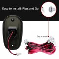 Tresound Led Cab Roof Marker Lights For 03-16 Dodge Ram 1500 2500 3500 With 5 In 1 Wire Harness Smoked Lens 16 White Leds