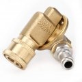 Spray Nozzle Brass Tip 1 4 Inch Quick Plug 240 Degree Adjustment For 7 Different Cleaning Angles High Pressure Washer