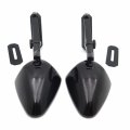 Httmt Mt252-015- Diamond Shape Rearview Mirrors Compatible With Suzuki Yamaha Kawasaki Bike Black New