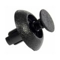 Bumper Retainers For Toyota Sienna 2015 16 2017 2018 2019 Black Nylon Push Rivet Fastener 0 41 In Face Diameter 0 265 Hole