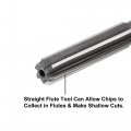 Uxcell Chucking Reamer Set Lathe Machine Straight Flute Milling Cutter High Speed Steel H7 Tolerance 3mm 4mm 5mm 6mm 7mm 8mm
