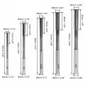 Uxcell Chucking Reamer Set Lathe Machine Straight Flute Milling Cutter High Speed Steel H7 Tolerance 3mm 4mm 5mm 6mm 7mm 8mm