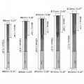 Uxcell Chucking Reamer Set Lathe Machine Straight Flute Milling Cutter High Speed Steel H7 Tolerance 3mm 4mm 5mm 6mm 7mm 8mm